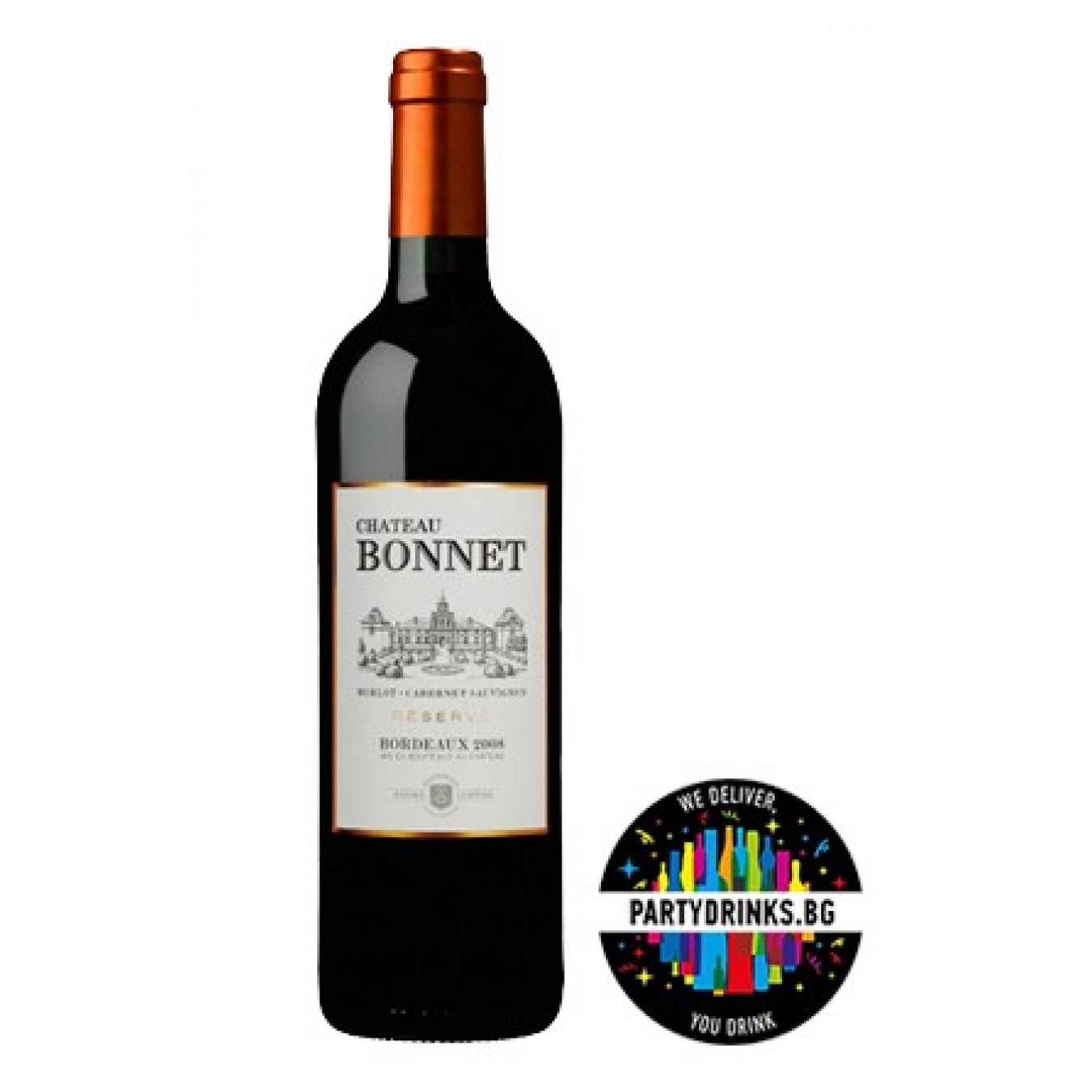 Червено вино Andre Lurton Chateau Bonnet Reserve Rouge Bordeaux 375ml 14%